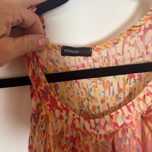 Georgiou Studio Summer Halter Dress - Size 8 - Picture 3 of 4